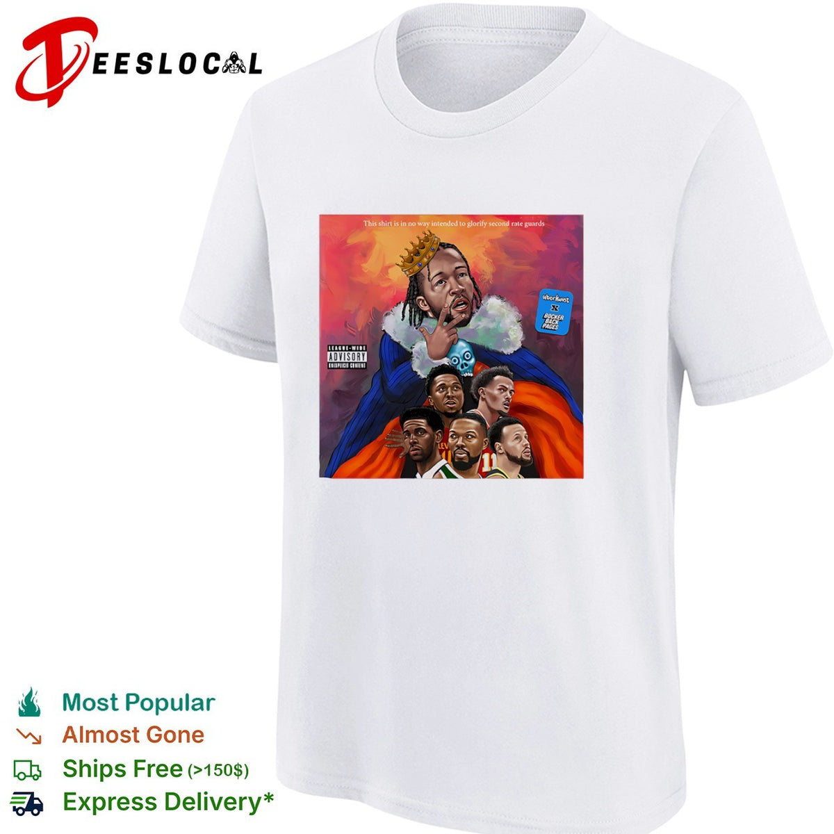 Jalen Brunson Donovan Mitchell Trae Young Damian Lillard Stephen Curry shirt