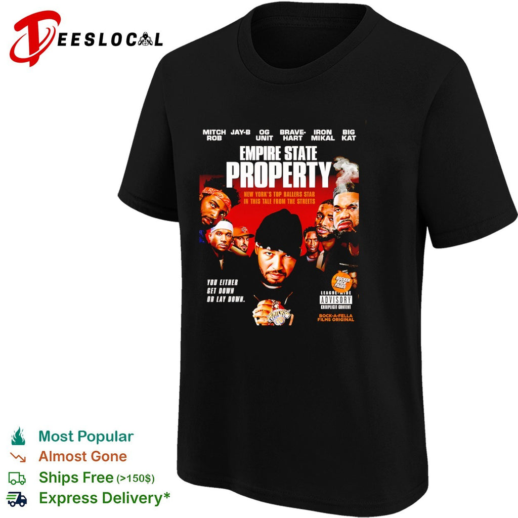 Jalen Brunson Josh Hart OG Anunoby Donte DiVincenzo Mikal Bridges Karl-Anthony Towns Empire State Property shirt