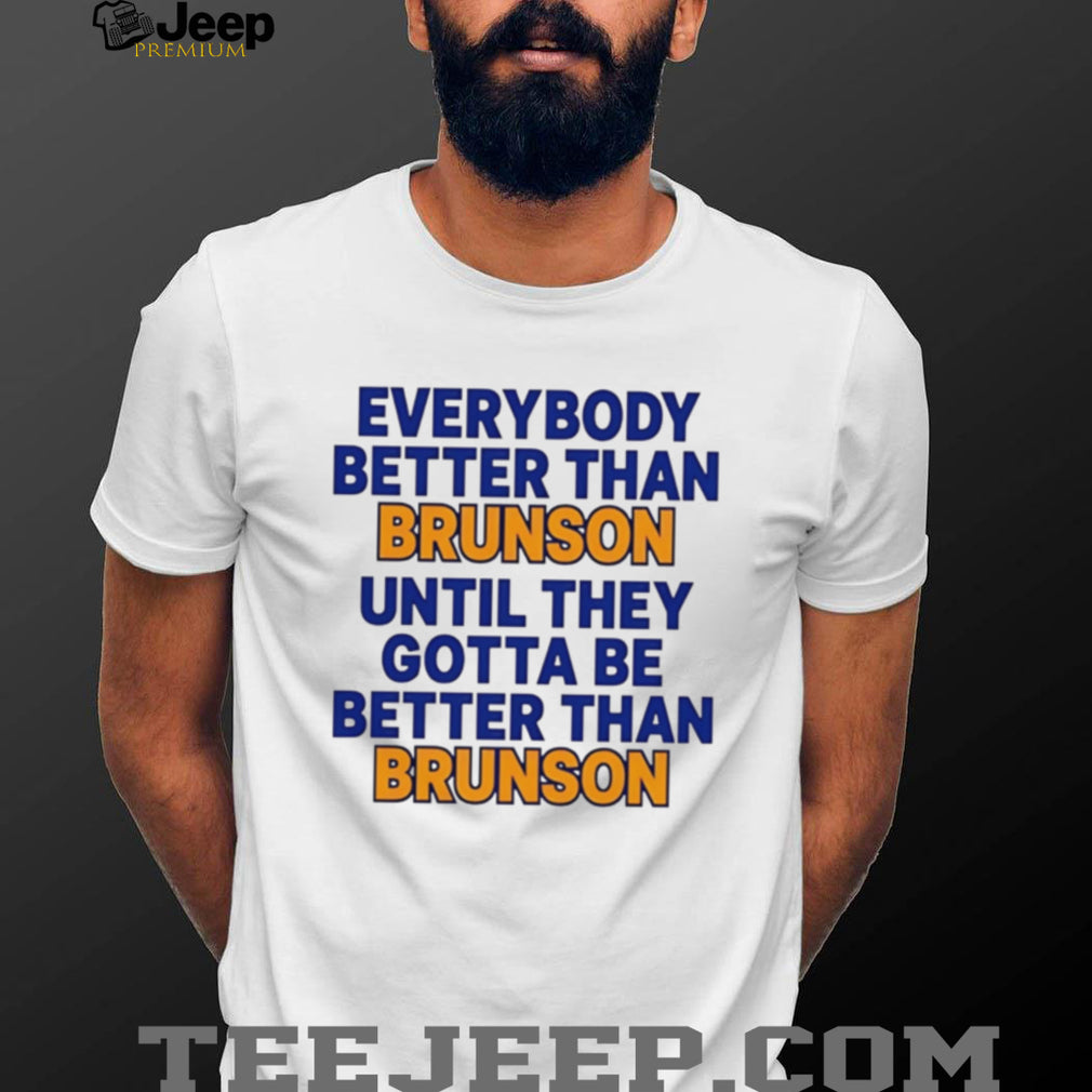 Jalen Brunson Motivational Quote New York Basketball Fan T Shirt