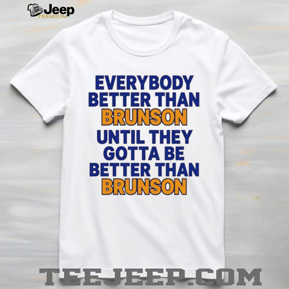 Jalen Brunson Motivational Quote New York Basketball Fan T Shirt