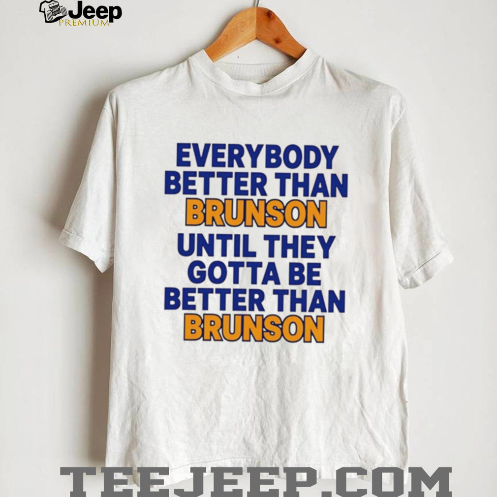 Jalen Brunson Motivational Quote New York Basketball Fan T Shirt