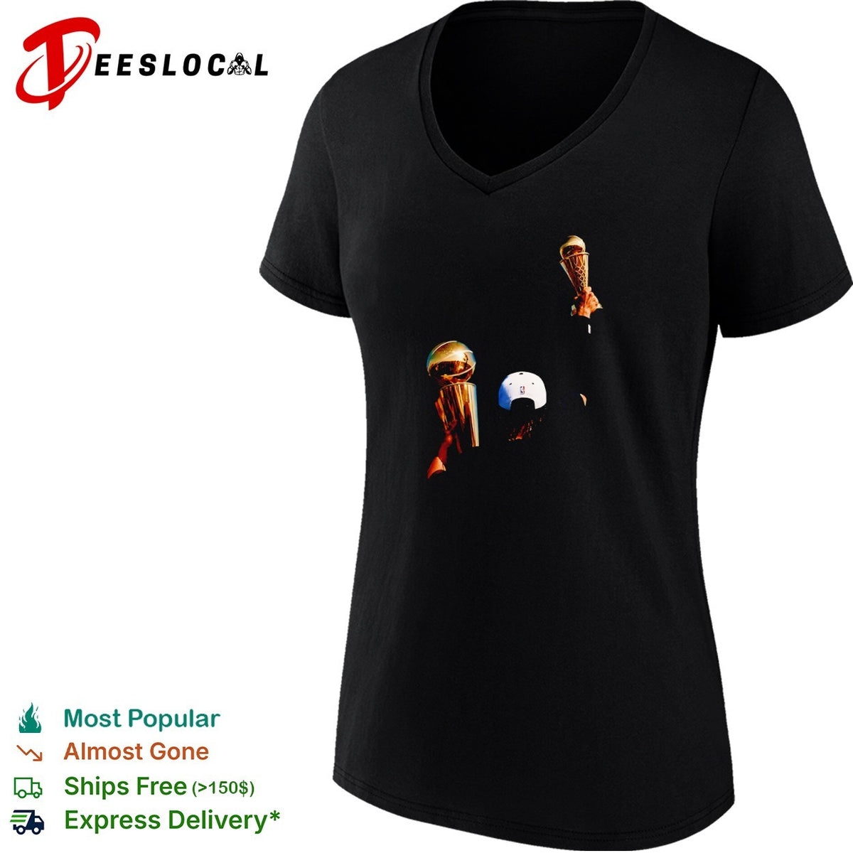 Jalen Brunson NY Knicks champion gold trophies shirt