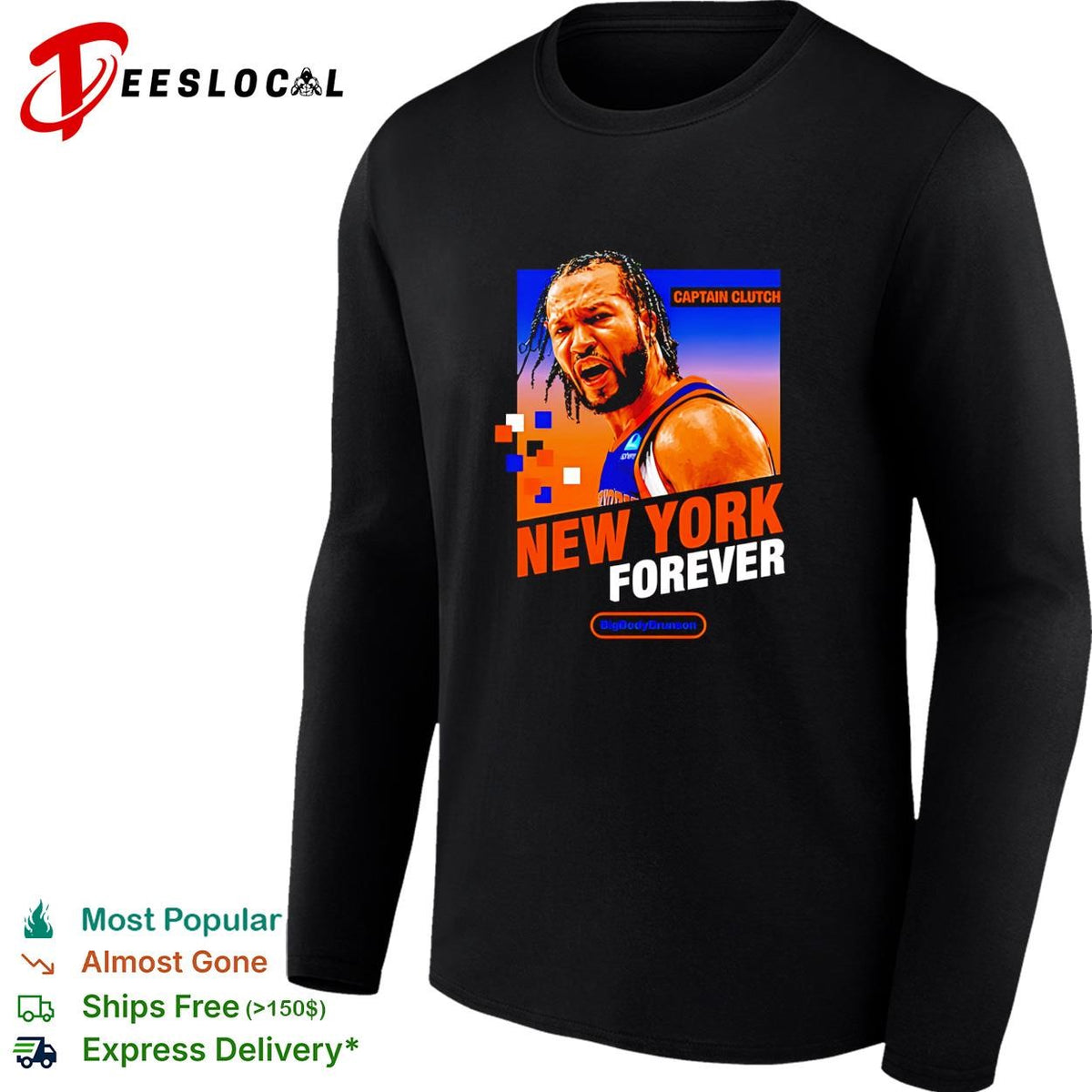 Jalen Brunson New York Forever Captain Clutch Knicks Finals 2026 shirt