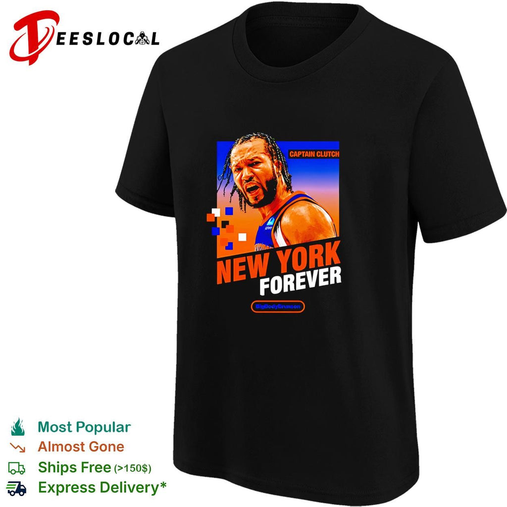 Jalen Brunson New York Forever Captain Clutch Knicks Finals 2026 shirt