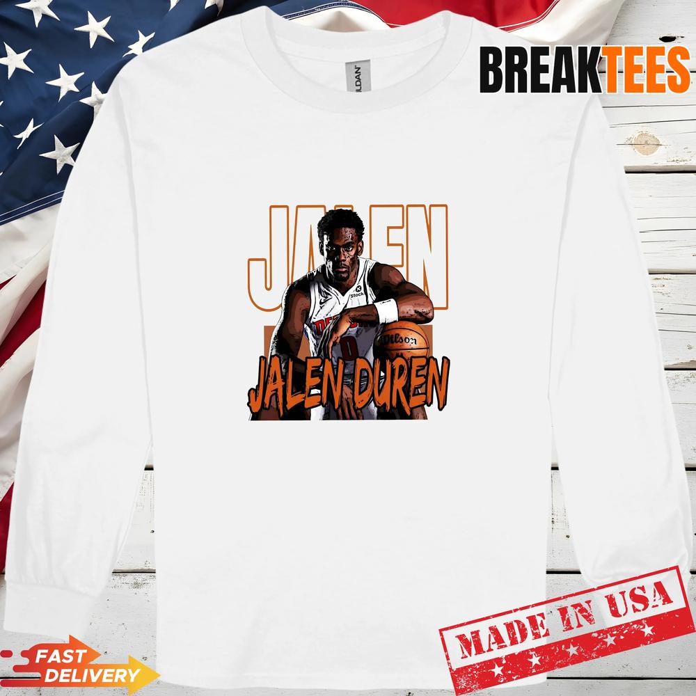 Jalen Duren Rising Star Basketball Detroit Pistons Fan T-Shirt