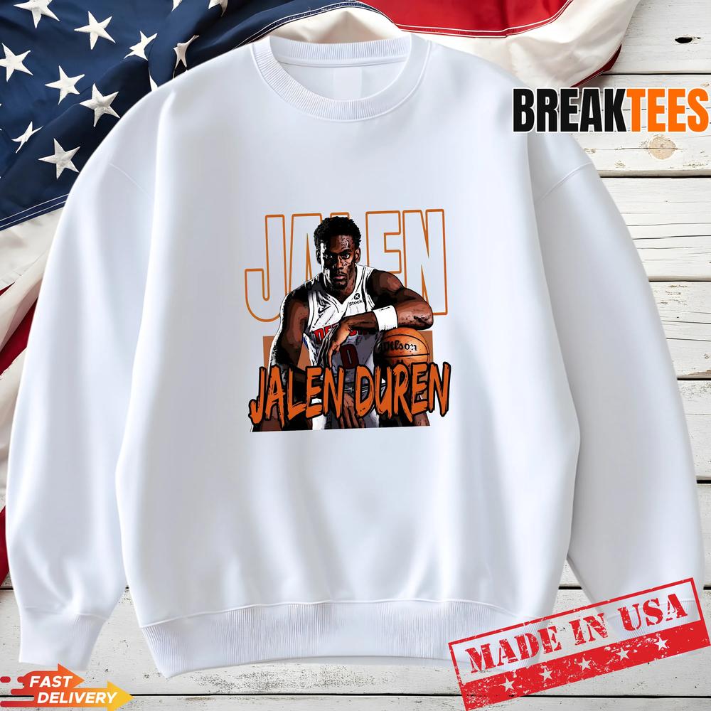 Jalen Duren Rising Star Basketball Detroit Pistons Fan T-Shirt