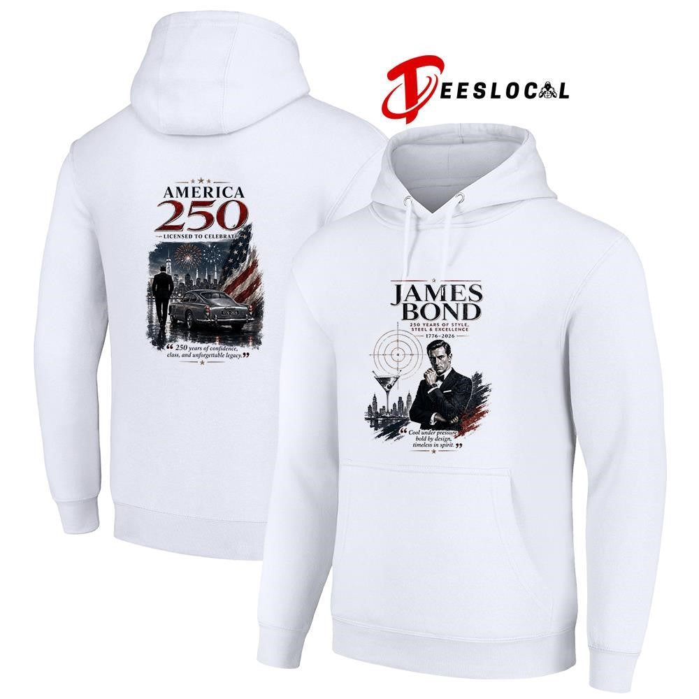 James Bond 250 years of American style steel and excellence shirt