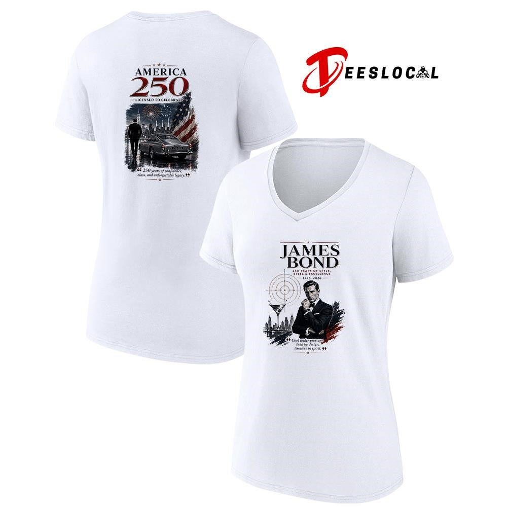 James Bond 250 years of American style steel and excellence shirt