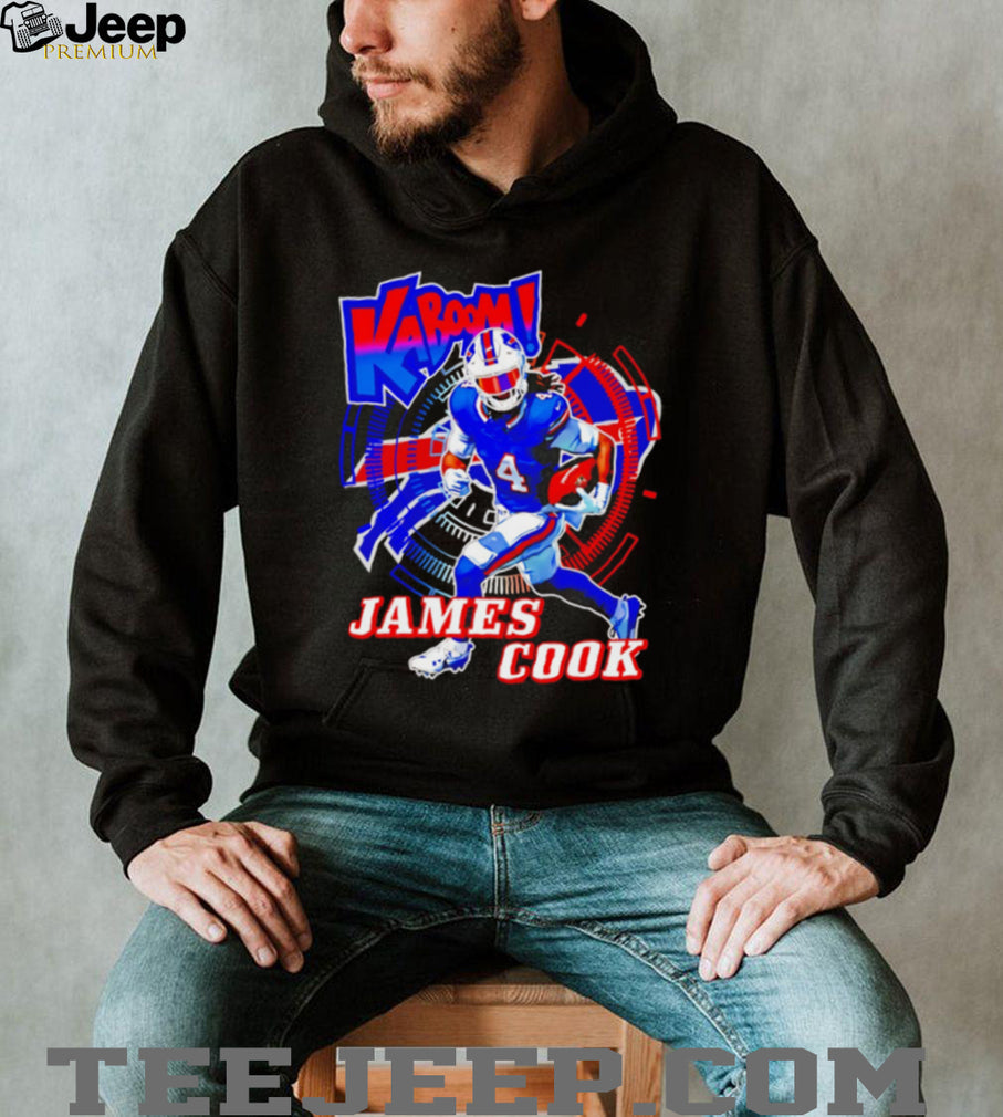 James Cook Buffalo Football Kaboom Graphic T Shirt
