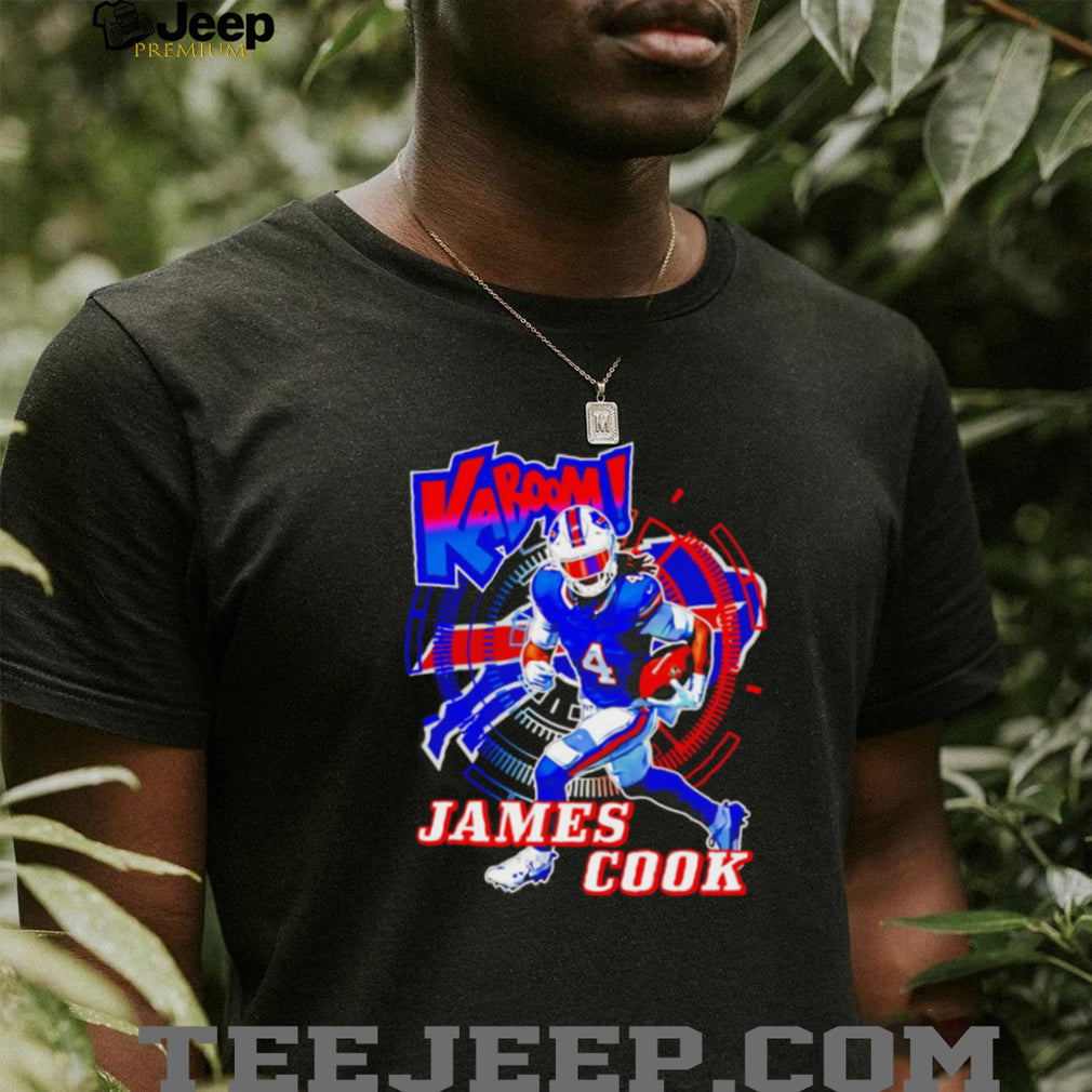 James Cook Buffalo Football Kaboom Graphic T Shirt
