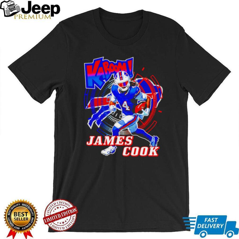 James Cook Buffalo Football Kaboom Graphic T Shirt