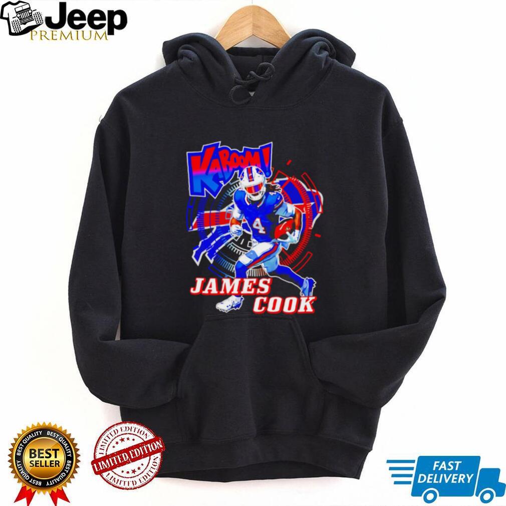 James Cook Buffalo Football Kaboom Graphic T Shirt