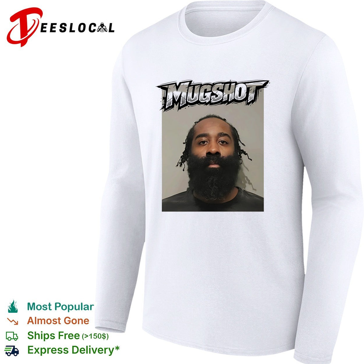 James Harden Los Angeles Clippers NBA Mugshot shirt