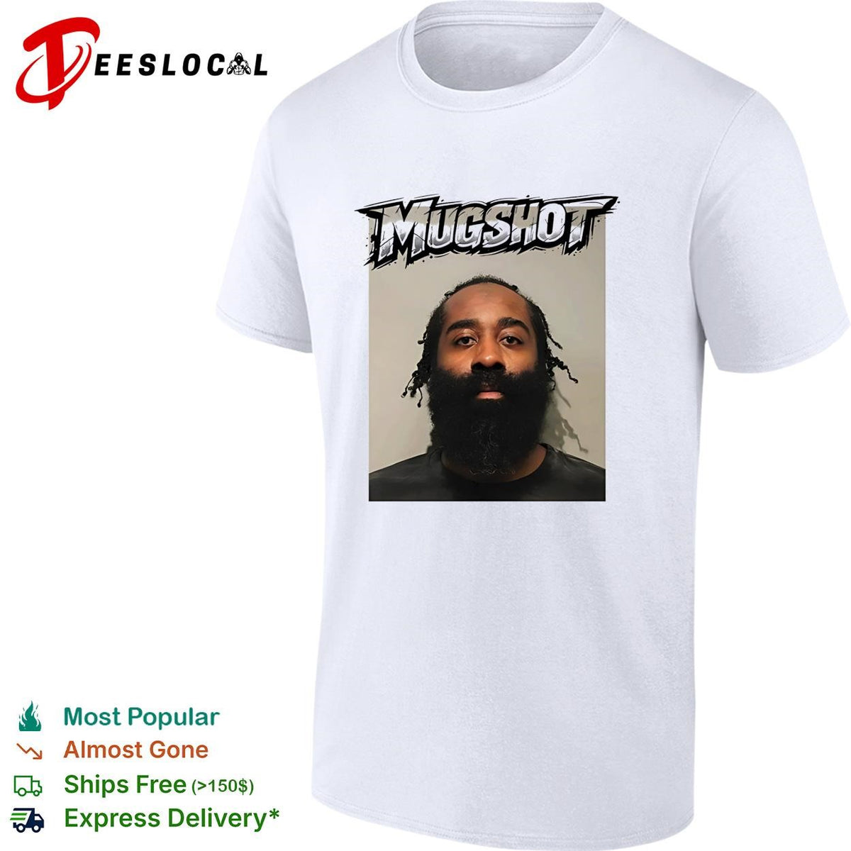 James Harden NBA Mugshot 2026 funny shirt