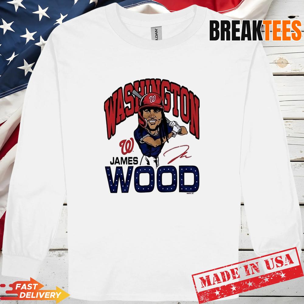 James Wood Washington Nationals Baseball Graphic Shirt