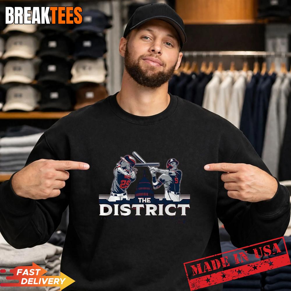 James Wood and CJ Abrams Washington Baseball Shirt
