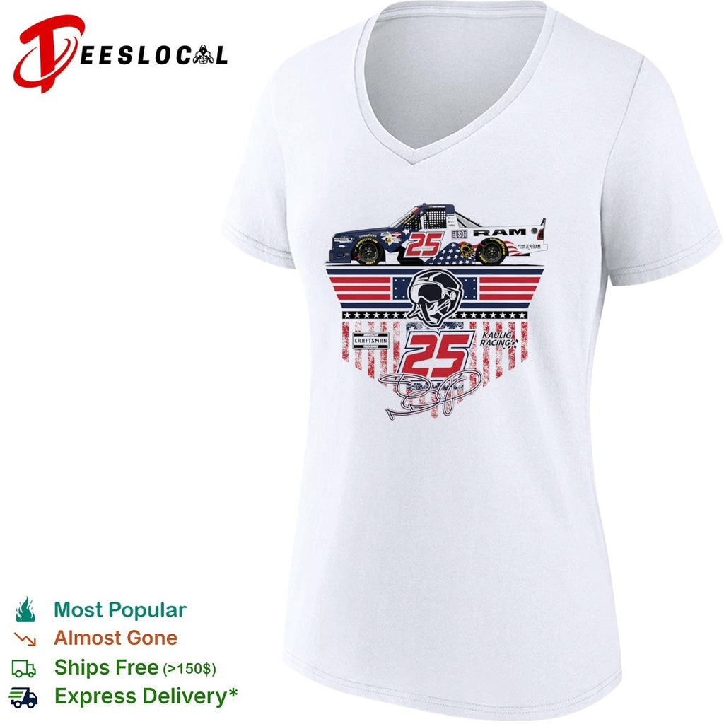 Jamie McMurray NASCAR Craftsman Truck Series Kauling Racing 25 Ram USO shirt