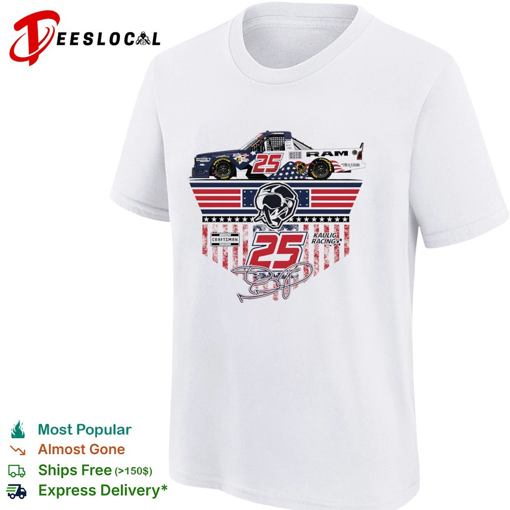 Jamie McMurray NASCAR Craftsman Truck Series Kauling Racing 25 Ram USO shirt