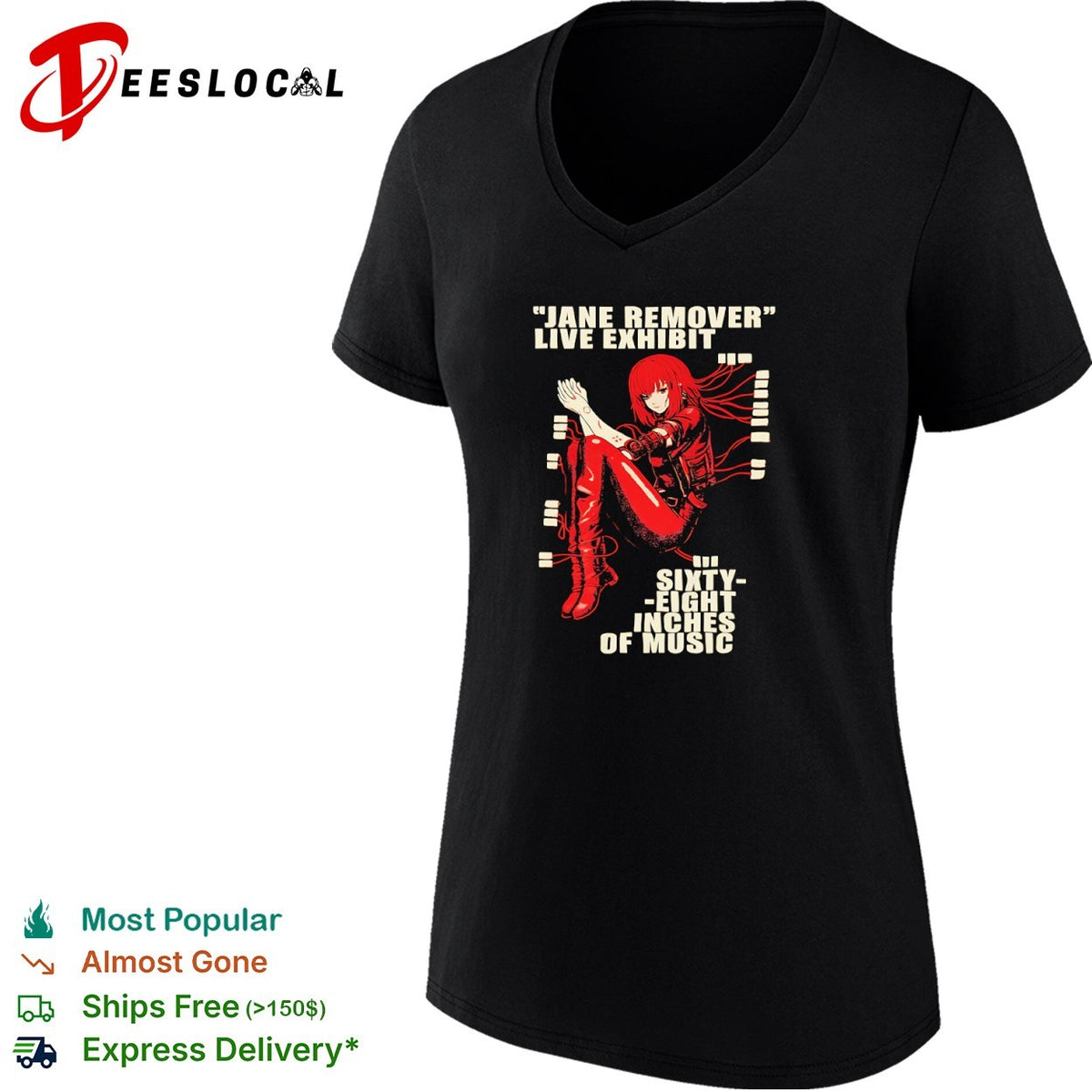 Jane Remover Live Exhibit Sixty Eight Inches of Music shirt