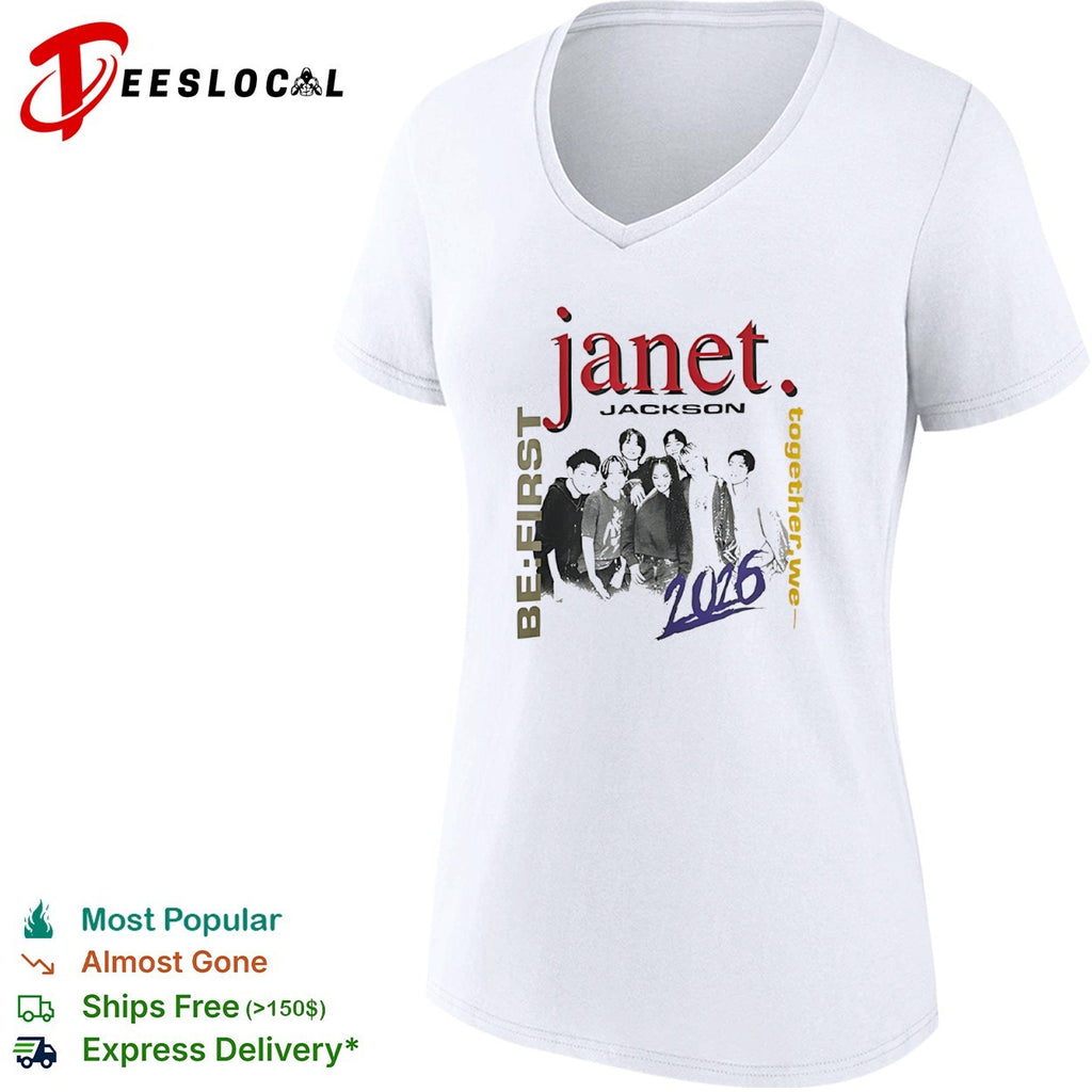 Janet Jackson and be first together we 2026 shirt