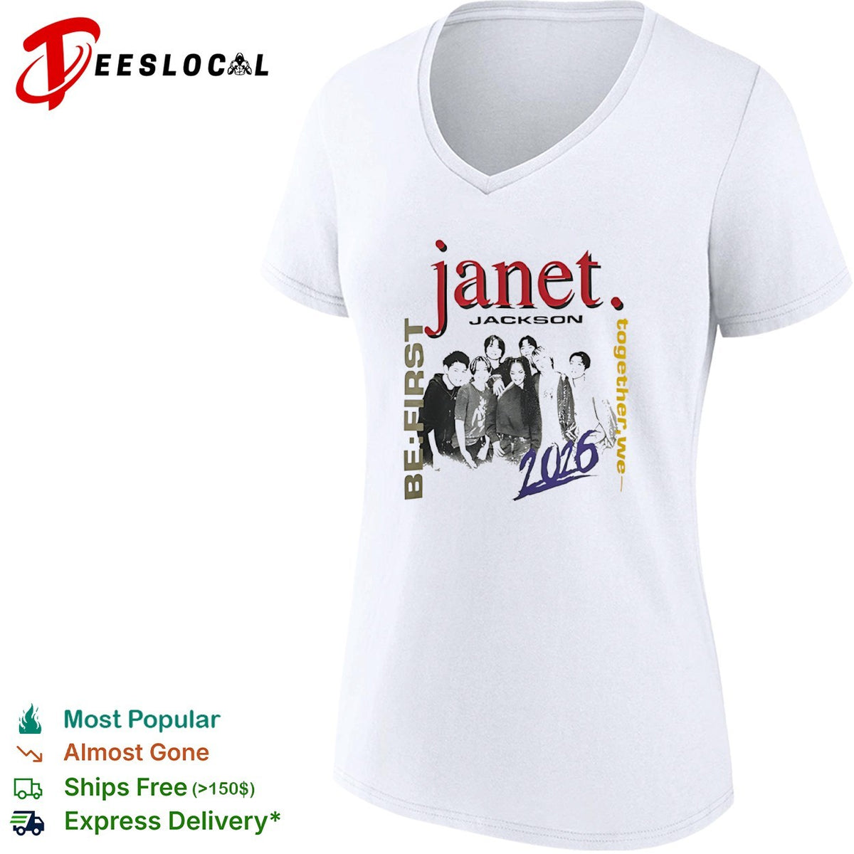 Janet Jackson and be first together we 2026 shirt