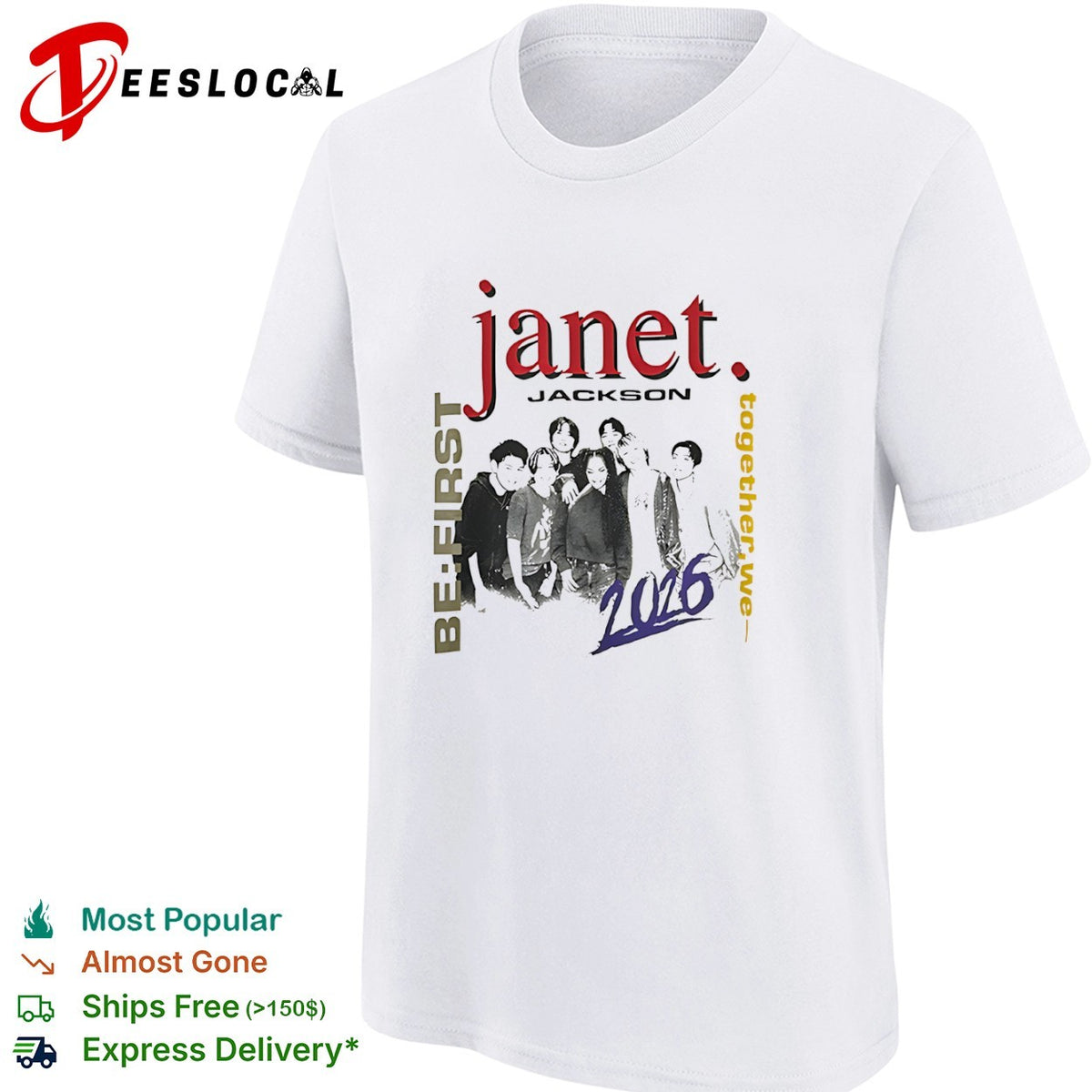 Janet Jackson and be first together we 2026 shirt