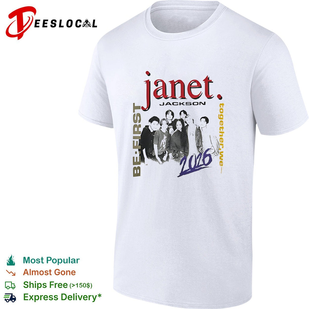 Janet Jackson and be first together we 2026 shirt