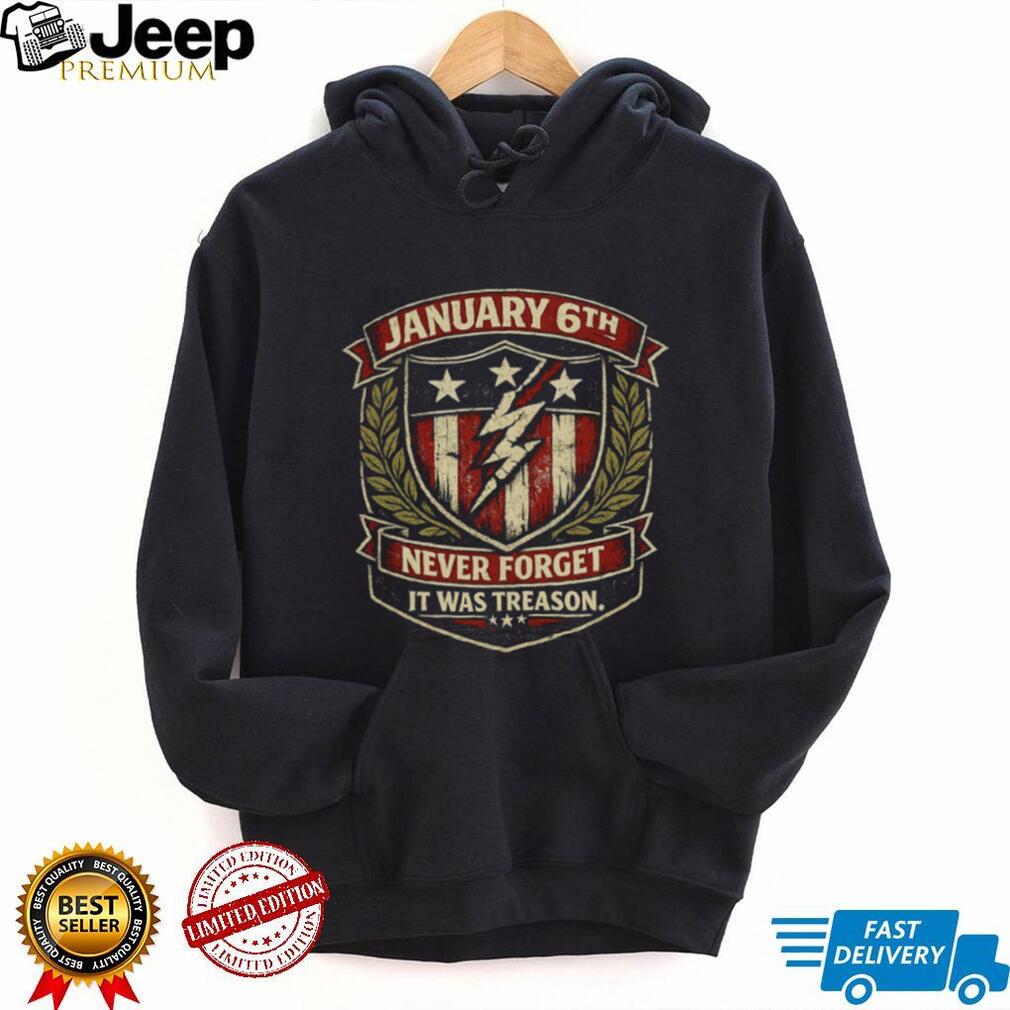 January 6th Never Forget American Flag Shield Patriotic Shirt
