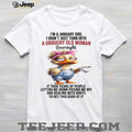 January Girl Grouchy Old Woman Sarcastic Duck Long Sleeve Shirt