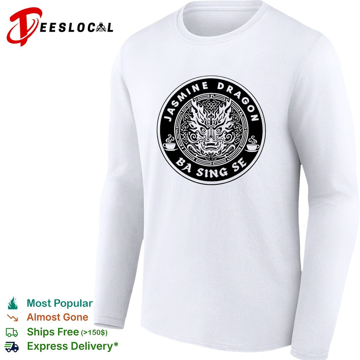 Jasmine Dragon Ba Sing Se Avatar tea house dragon circle emblem fan art shirt