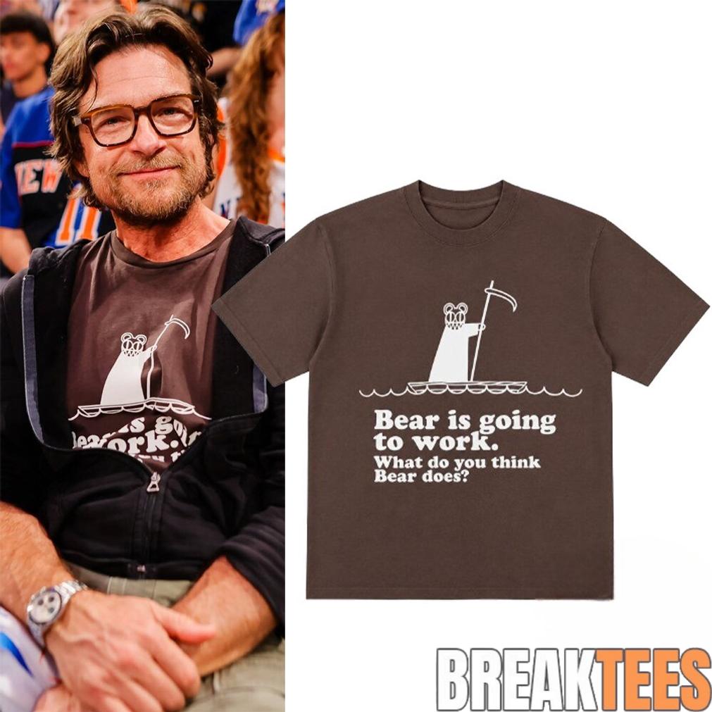 Jason Bateman NBA 2026 Finals Game 3 Radiohead Bear Is Going To Work Shirt