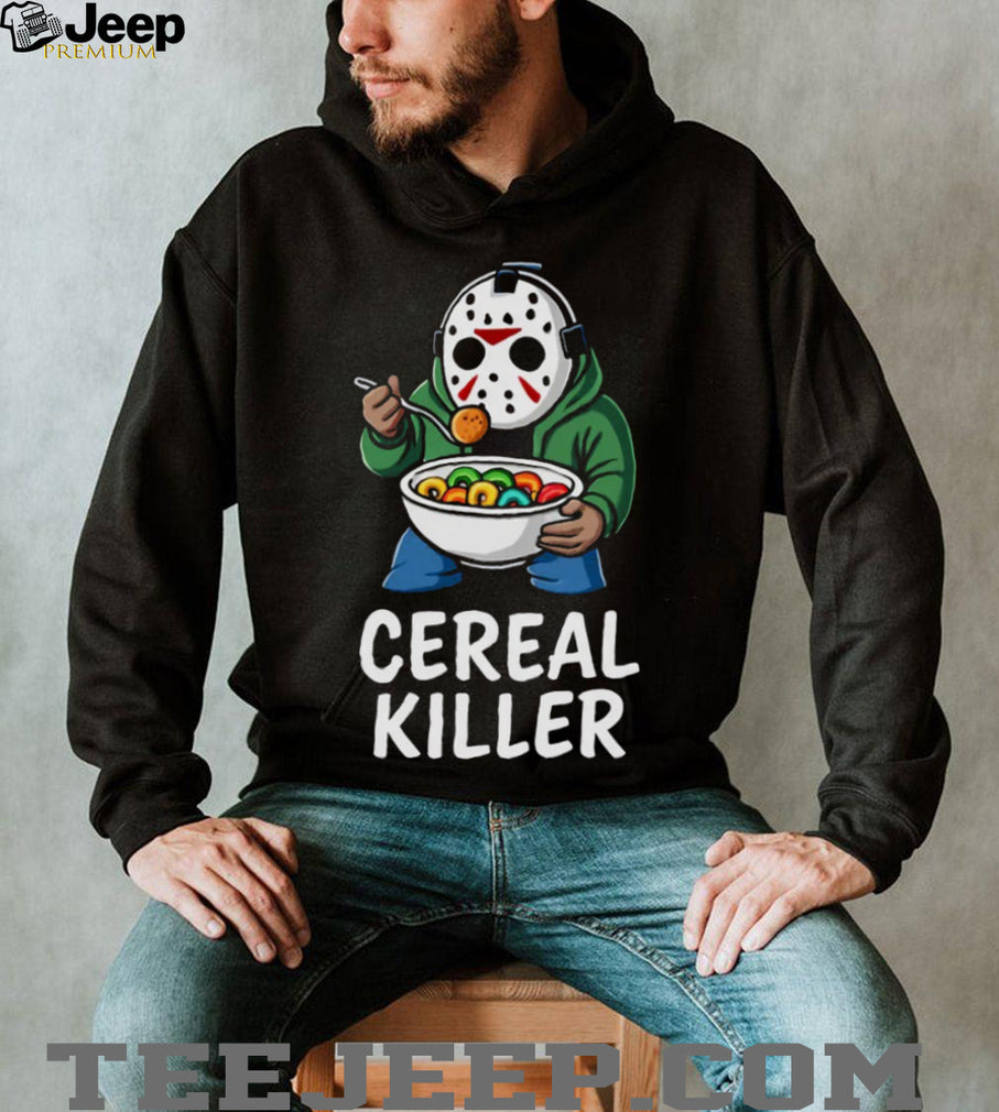 Jason Voorhees Cereal Killer Funny Horror Parody T Shirt