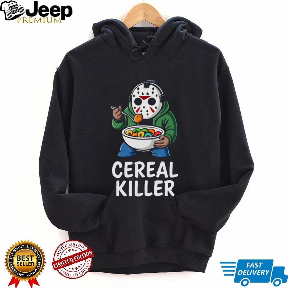 Jason Voorhees Cereal Killer Funny Horror Parody T Shirt