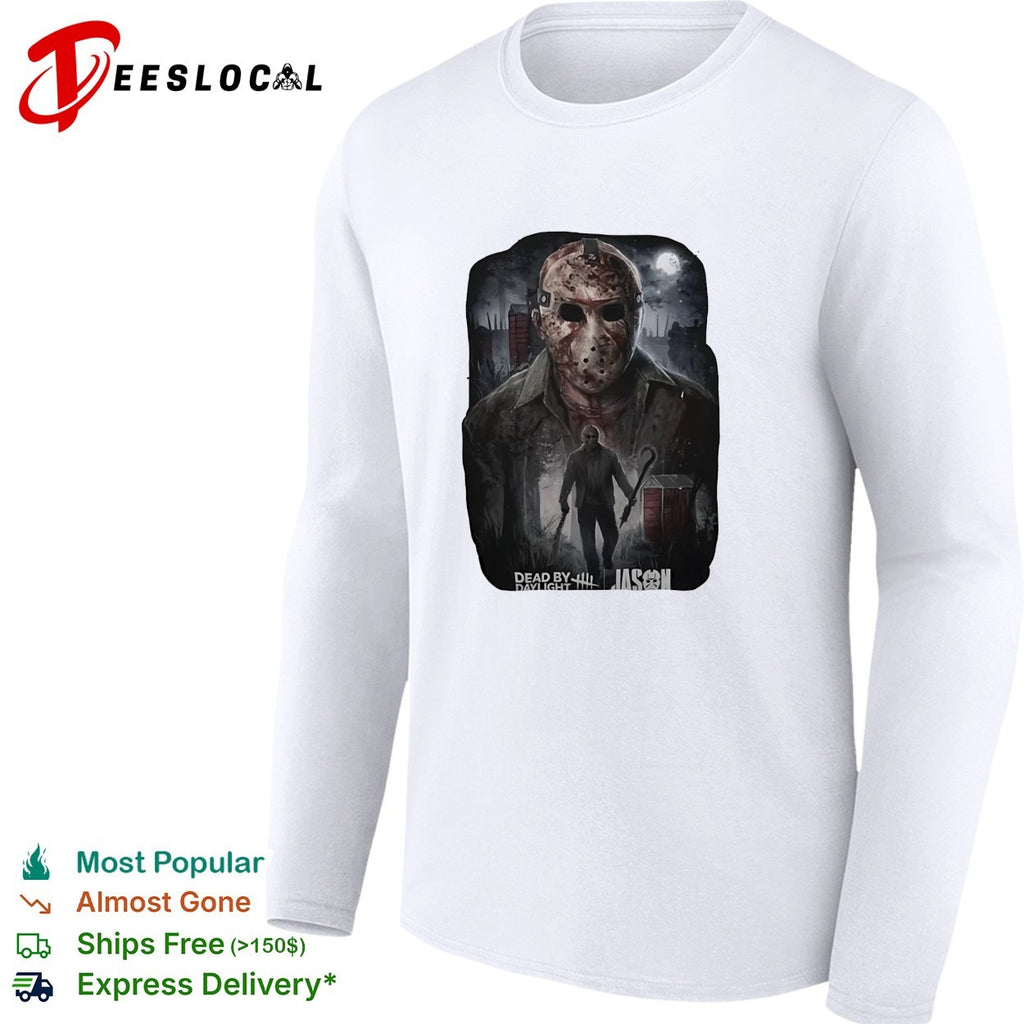Jason Voorhees Friday the 13th Dead by Daylight Horror Fan Art Graphic shirt