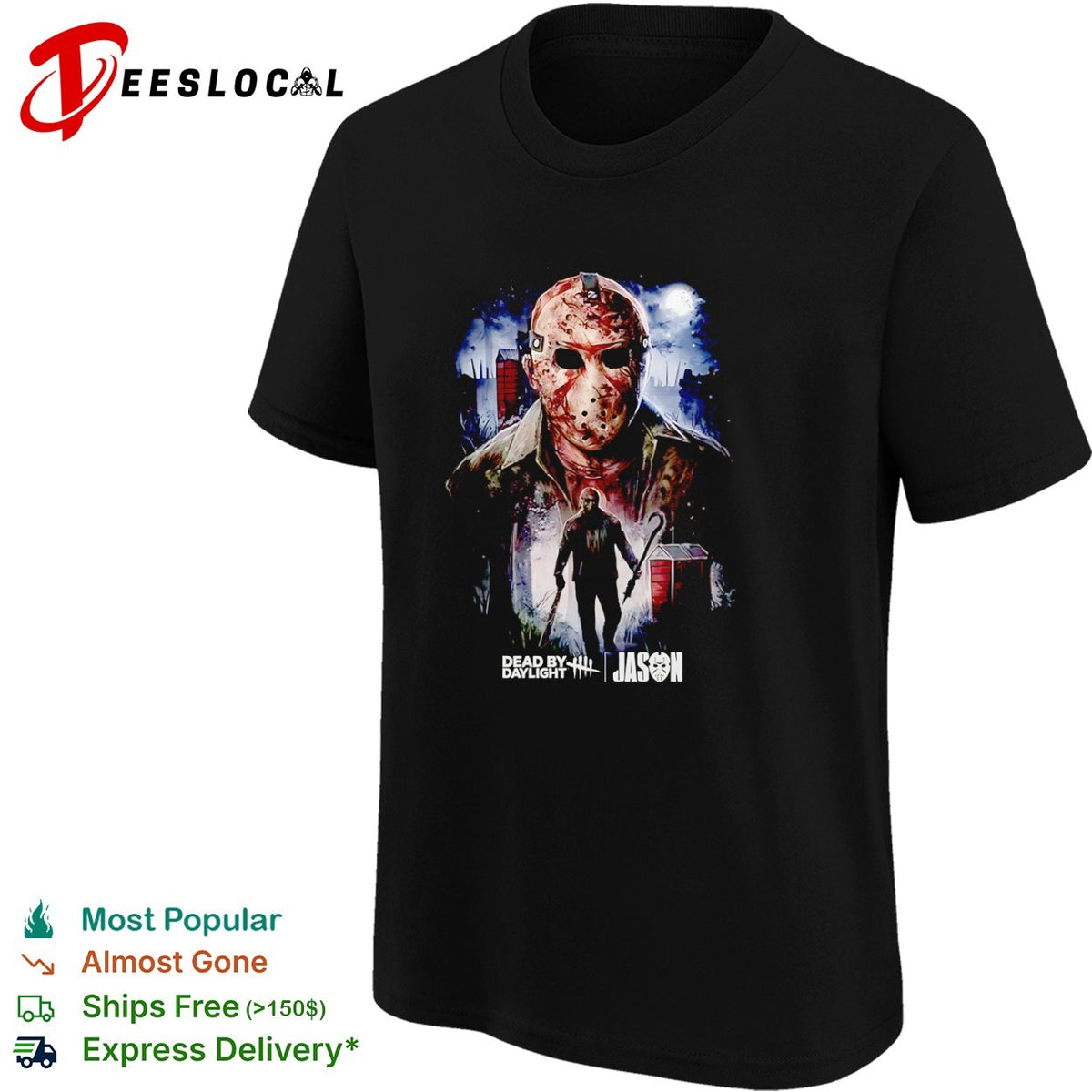 Jason Voorhees Friday the 13th Dead by Daylight Horror Movie character shirt