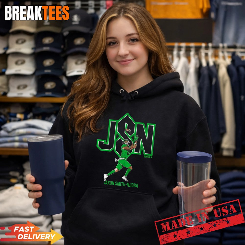 Jaxon Smith-Njigba JSN Football Catch Graphic T-Shirt