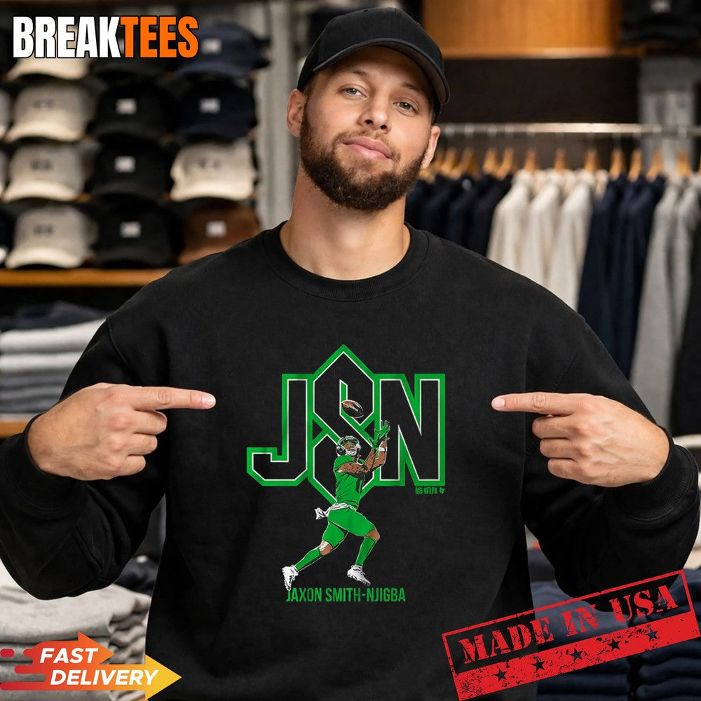 Jaxon Smith-Njigba JSN Football Catch Graphic T-Shirt