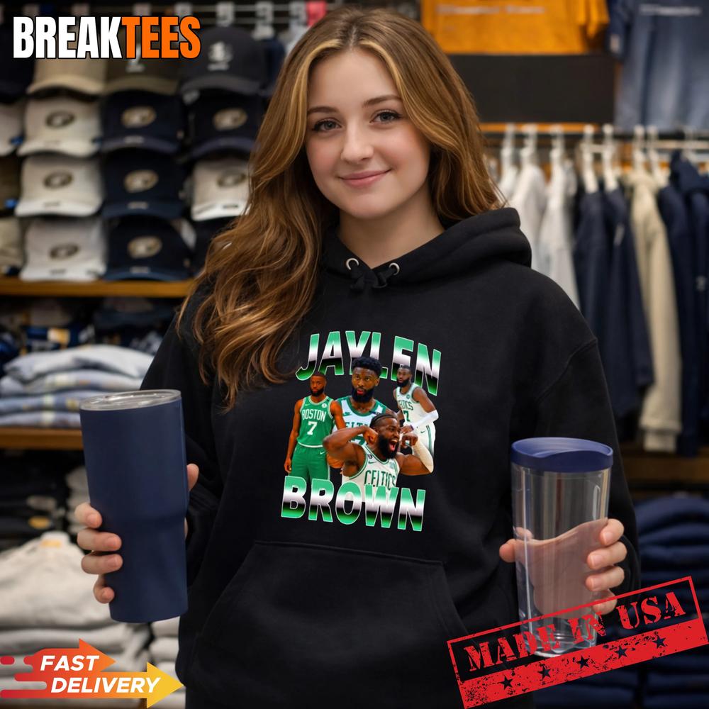 Jaylen Brown Boston Celtics Basketball Retro T-Shirt