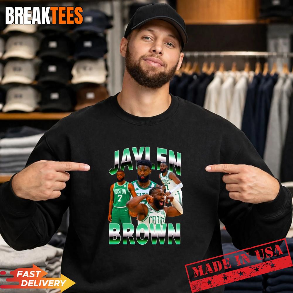 Jaylen Brown Boston Celtics Basketball Retro T-Shirt