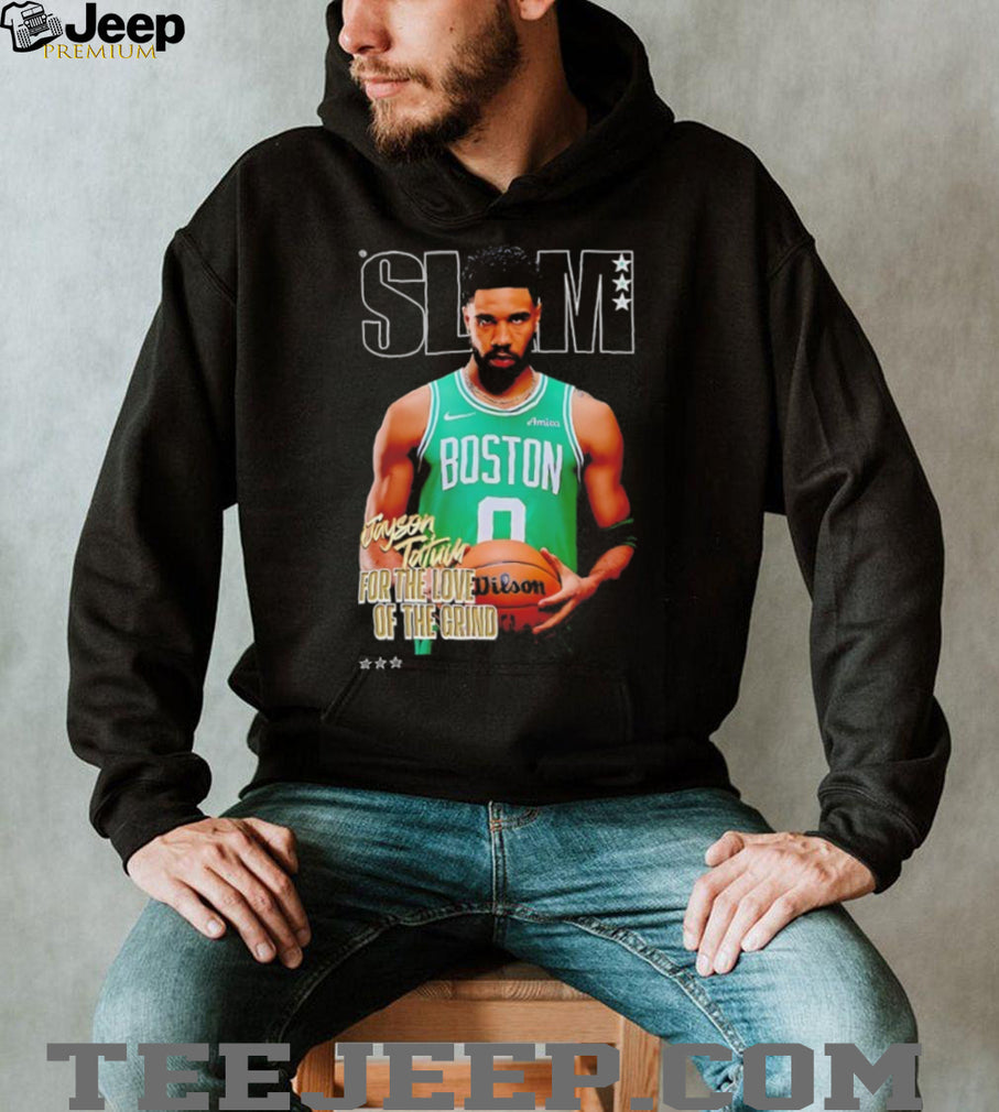 Jayson Tatum Boston 0 SLAM Magazine For The Love Of The Grind T Shirt