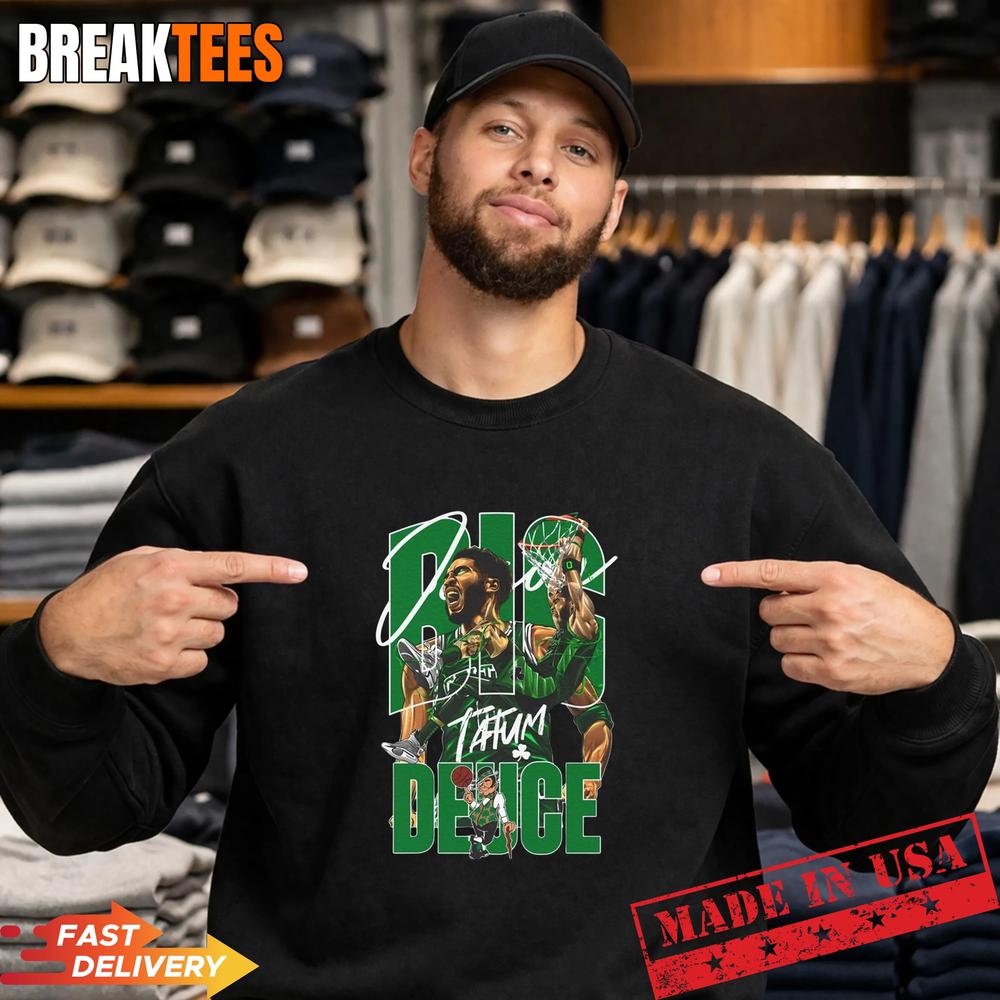 Jayson Tatum Boston Basketball NBA Player Graphic T-Shirt