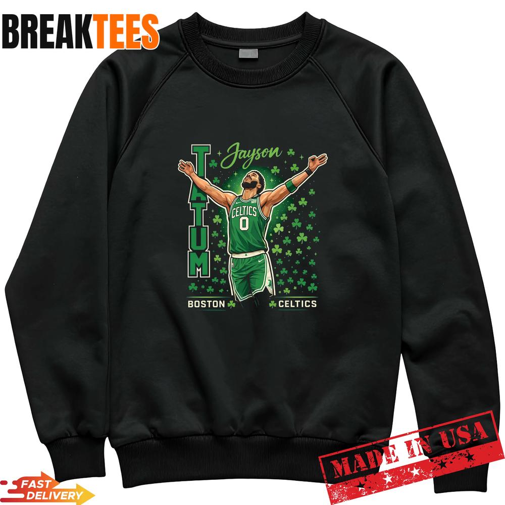 Jayson Tatum Boston Celtics Legend Shamrock Basketball Fan T-Shirt
