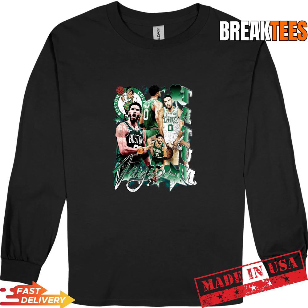 Jayson Tatum Celtics Collage Basketball Fan T-Shirt