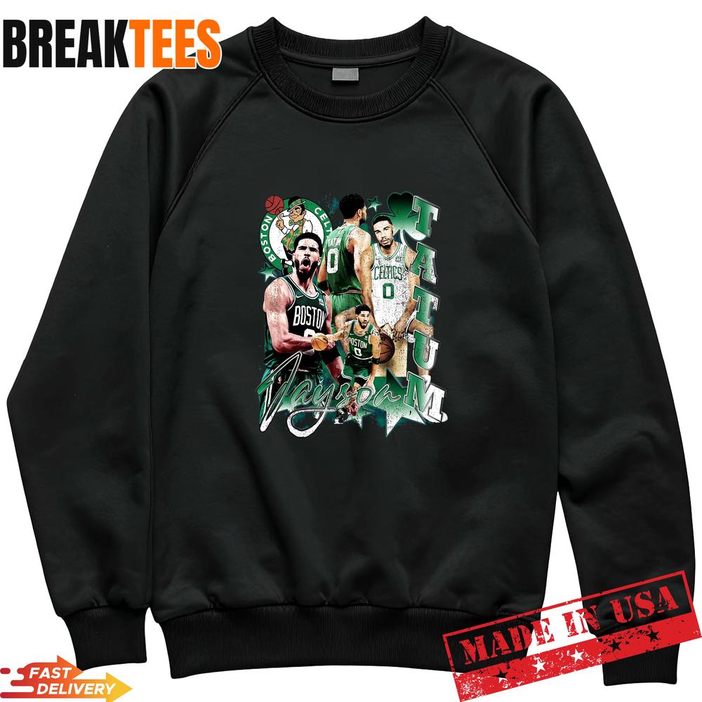 Jayson Tatum Celtics Collage Basketball Fan T-Shirt
