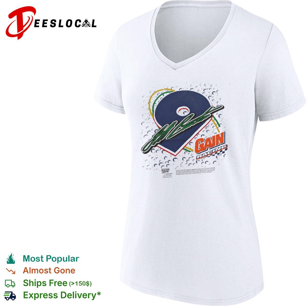 Jeff Burton Roush Racing 9 Gain Racing shirt