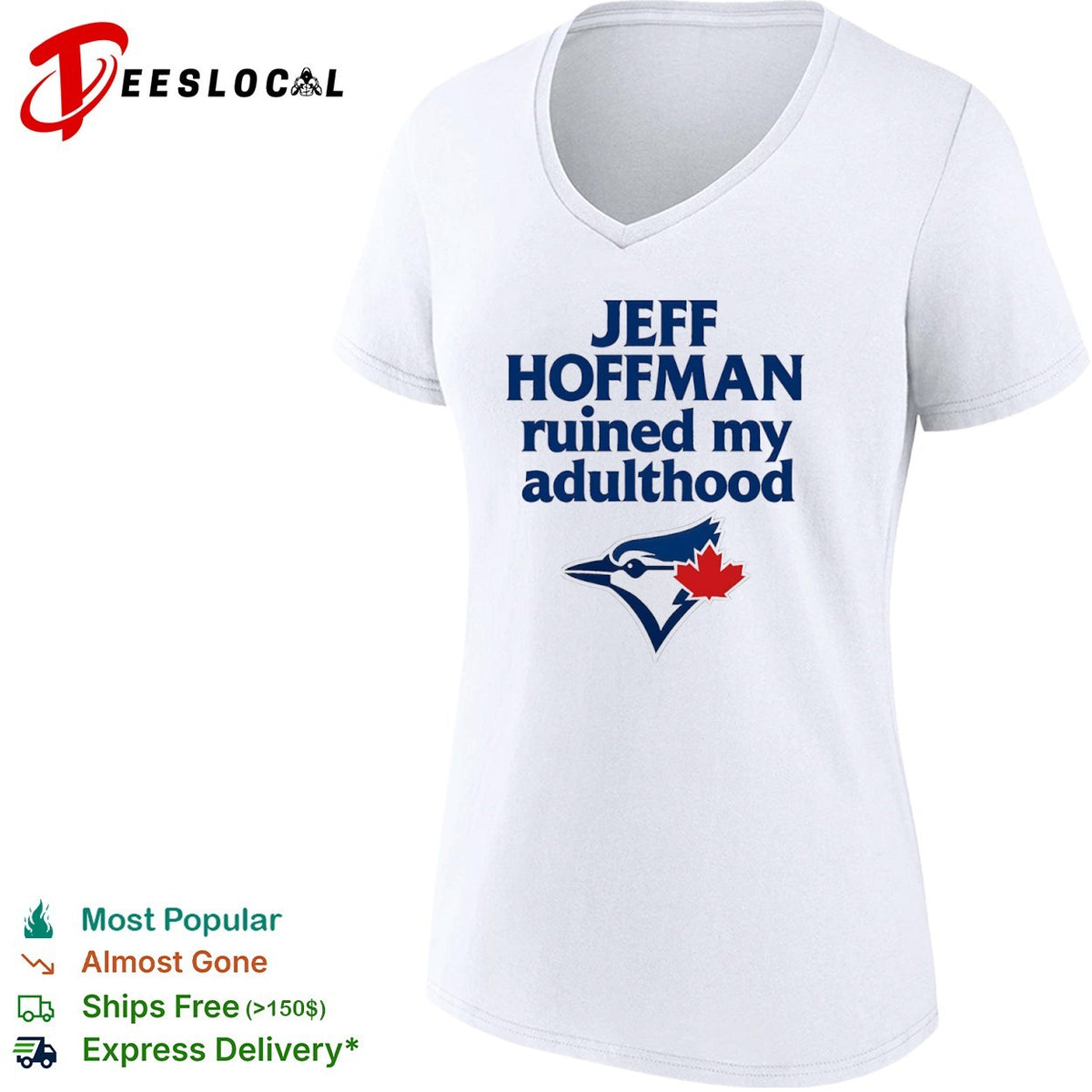 Jeff Hoffman Toronto Blue Jays MLB ruined my adulthood shirt