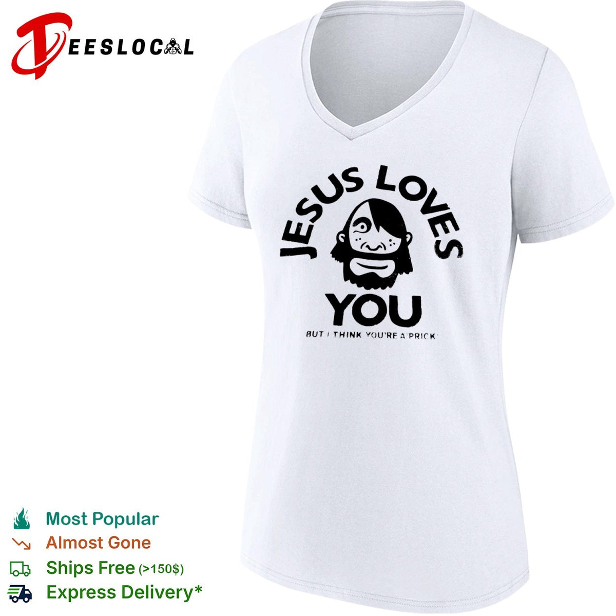 Jesus Loves You but I think you are a prick Xplicit Industries raw to the core shirt