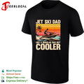 Jet ski dad like a regular dad but cooler retro tropical shirt