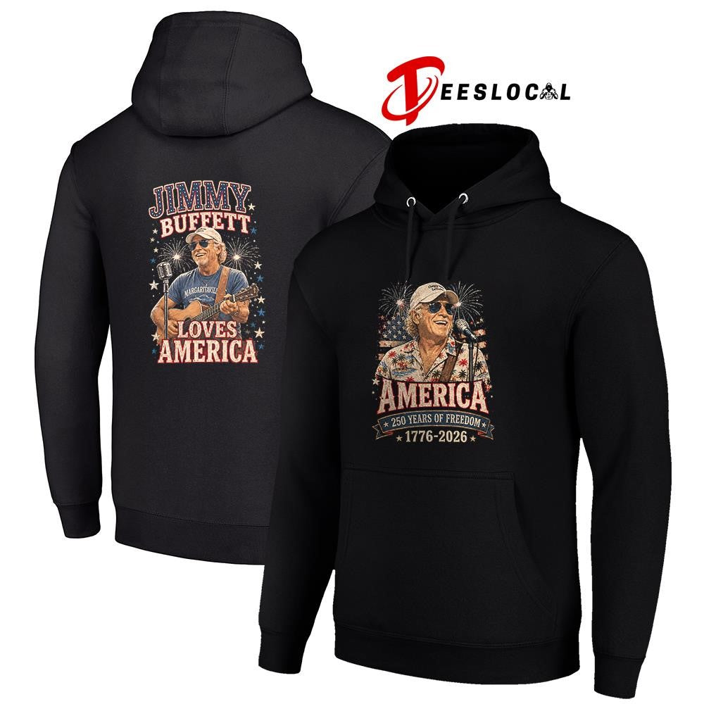 Jimmy Buffett America 250 years of freedom loves America shirt