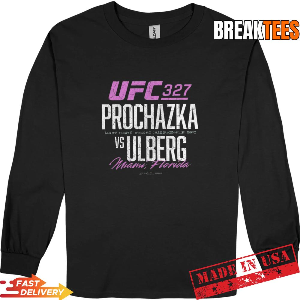 Jiri Prochazka Vs Carlos Ulberg UFC 327 Matchup T-Shirt